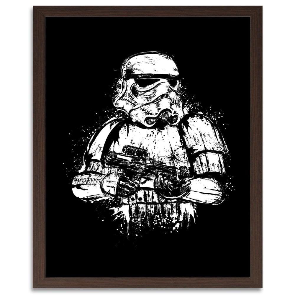 Glezna brūnā rāmī - Trooper Home Trends DECO
