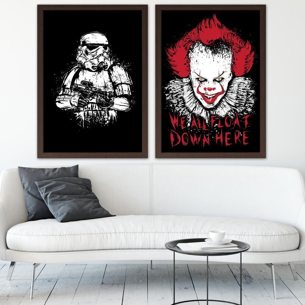 Glezna brūnā rāmī - Trooper Home Trends DECO