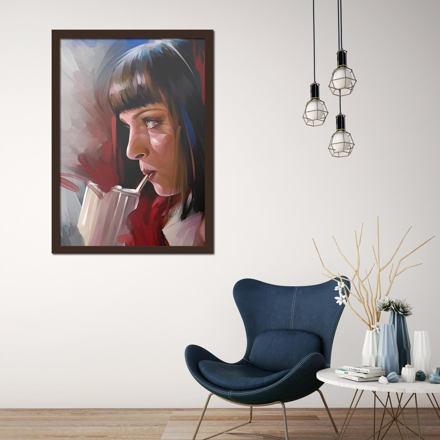 Glezna brūnā rāmī - Uma Home Trends DECO