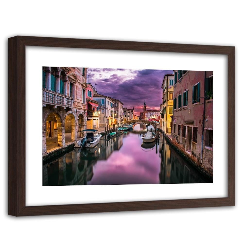 Glezna brūnā rāmī - Venetian Dawn Home Trends DECO