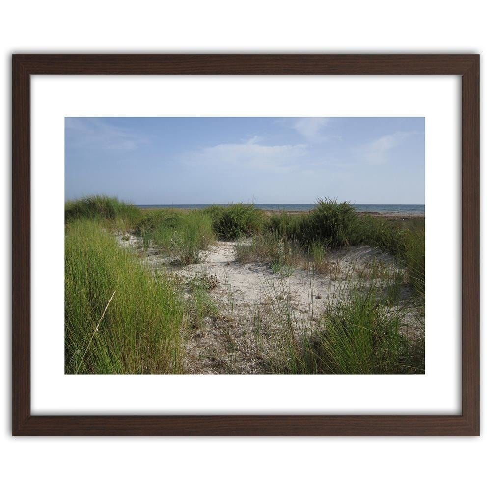 Glezna brūnā rāmī - View Of The Dunes Home Trends DECO