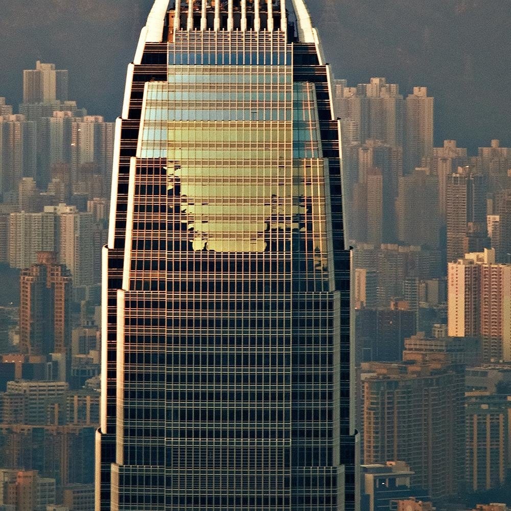 Glezna brūnā rāmī - View Of The Wierzowce Home Trends DECO