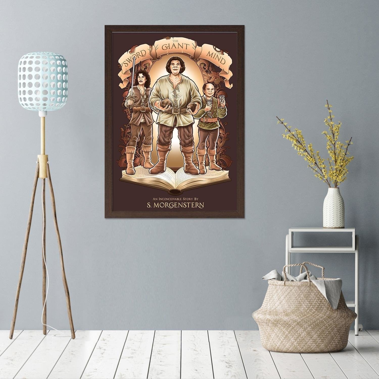 Glezna brūnā rāmī - Villains Home Trends DECO