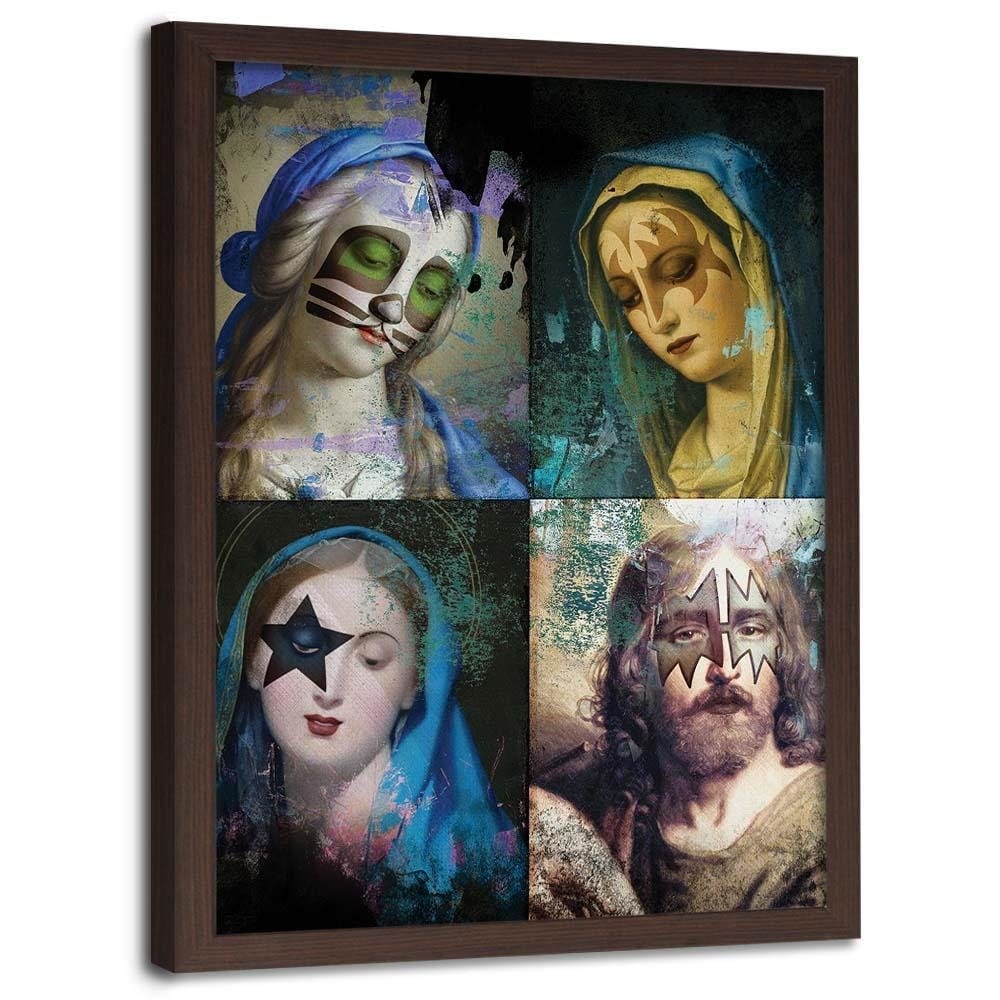 Glezna brūnā rāmī - Visual Art Home Trends DECO