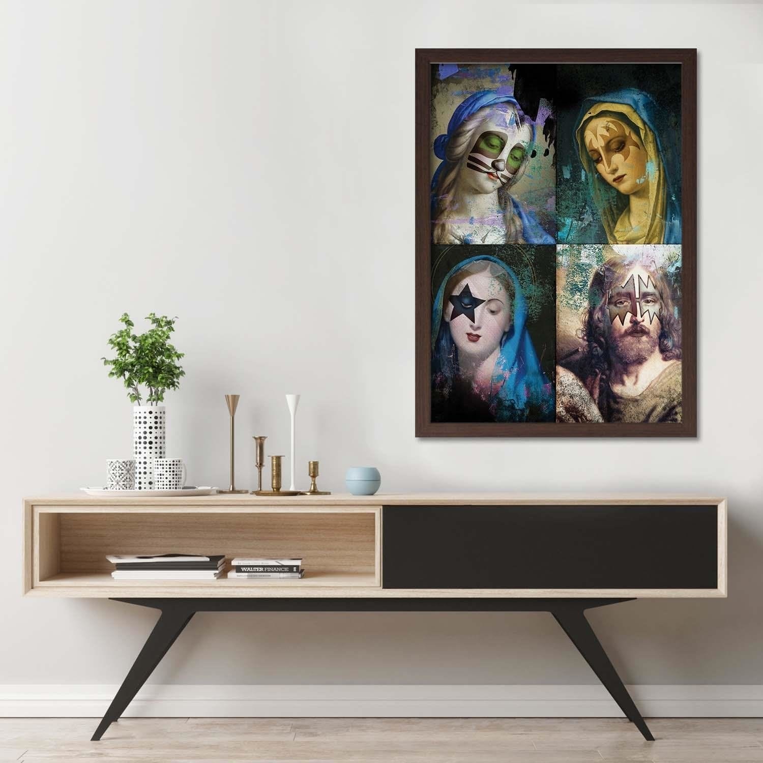 Glezna brūnā rāmī - Visual Art Home Trends DECO