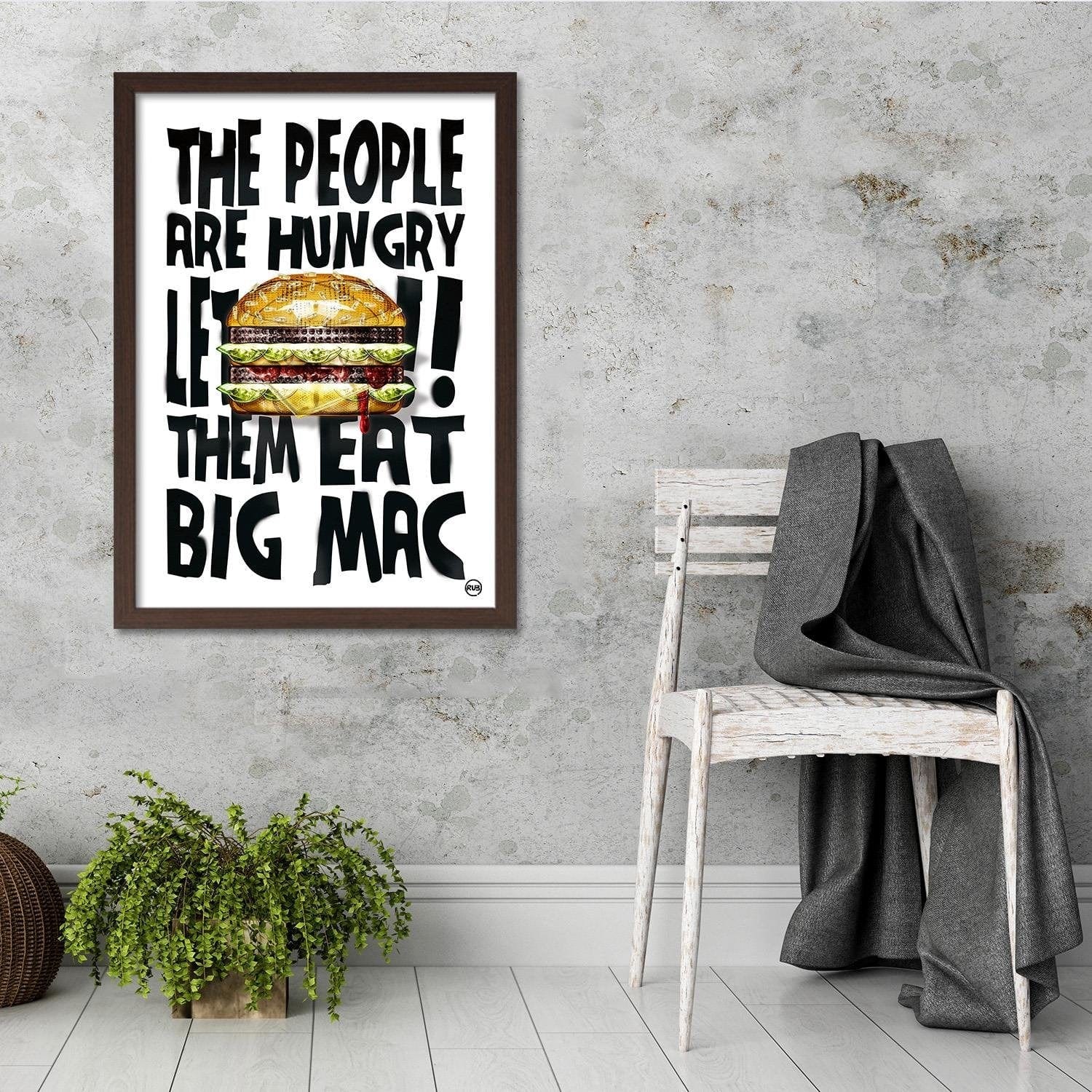 Glezna brūnā rāmī - Visual Art Image Black And White Home Trends DECO