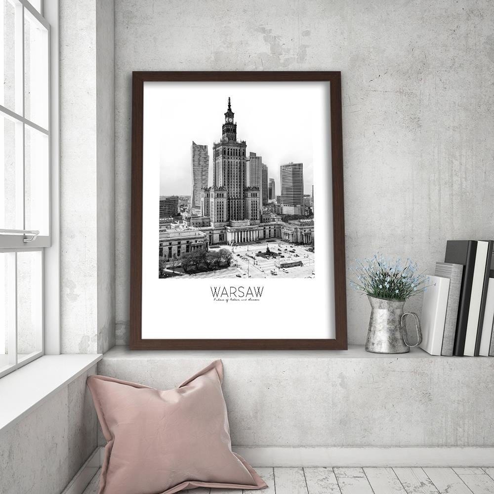 Glezna brūnā rāmī - Warsaw Palace Of Culture Home Trends DECO