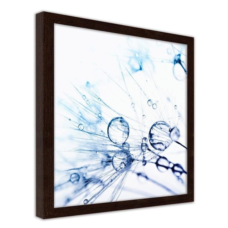Glezna brūnā rāmī - Water droplets on the blower 2 Home Trends DECO