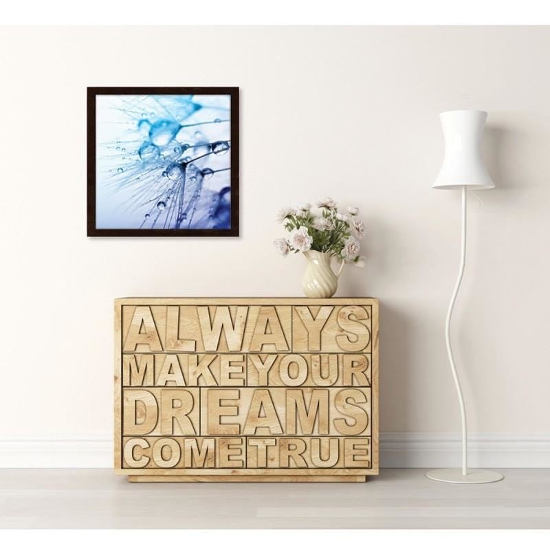 Glezna brūnā rāmī - Water droplets on the blower Home Trends DECO