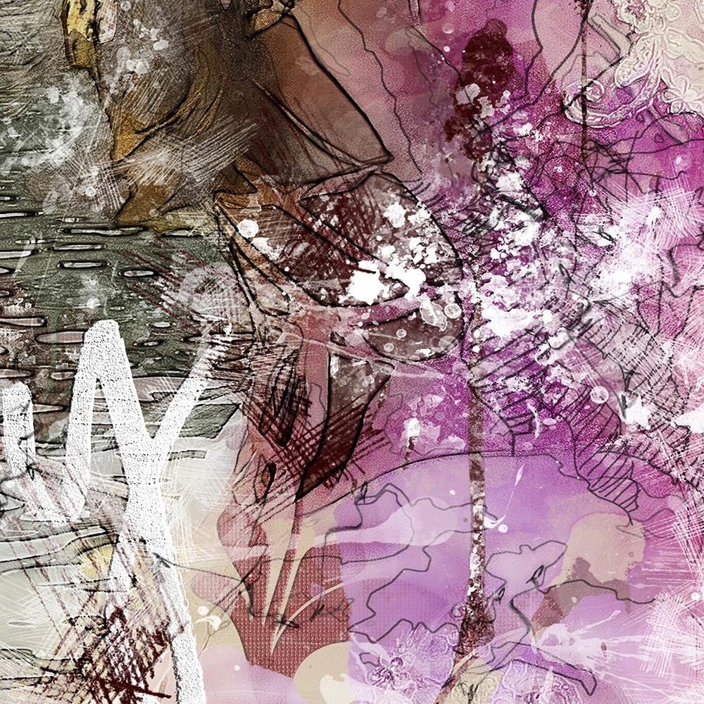 Glezna brūnā rāmī - Woman In A Dress Home Trends DECO