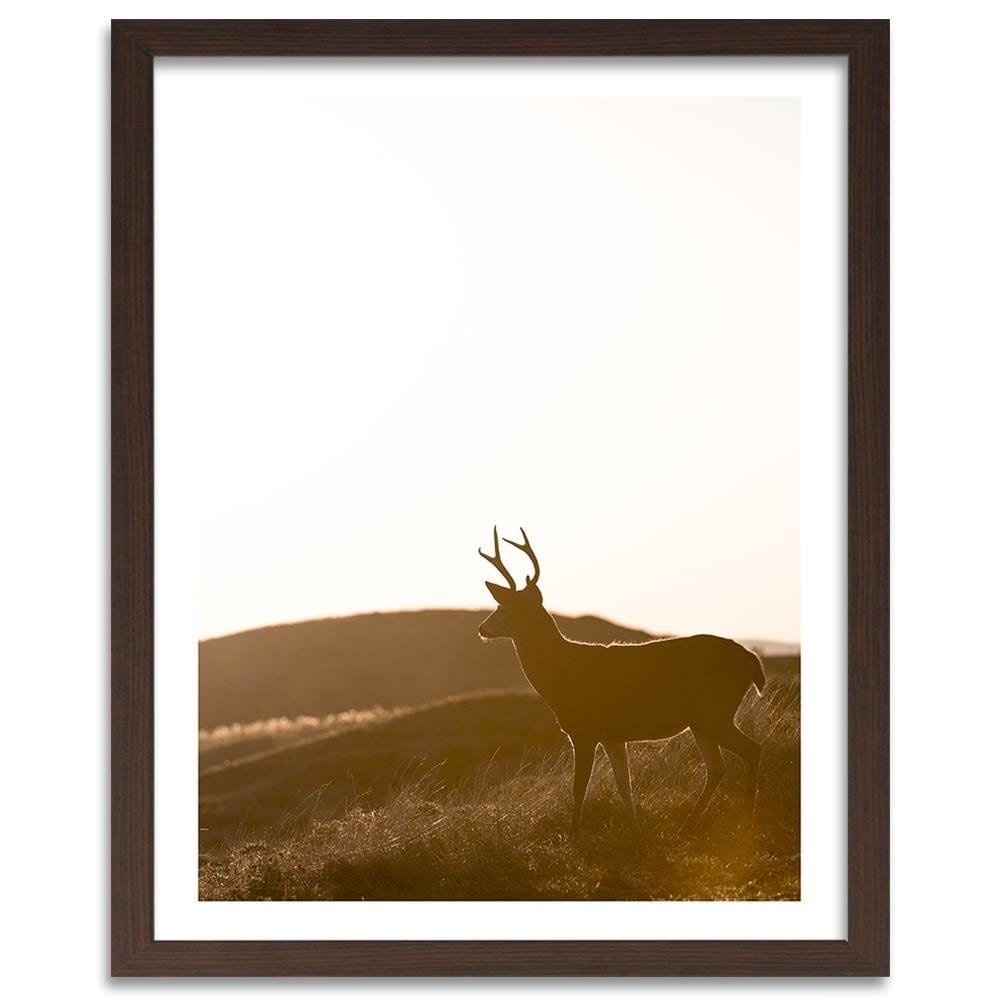 Glezna brūnā rāmī - Young Deer Home Trends DECO