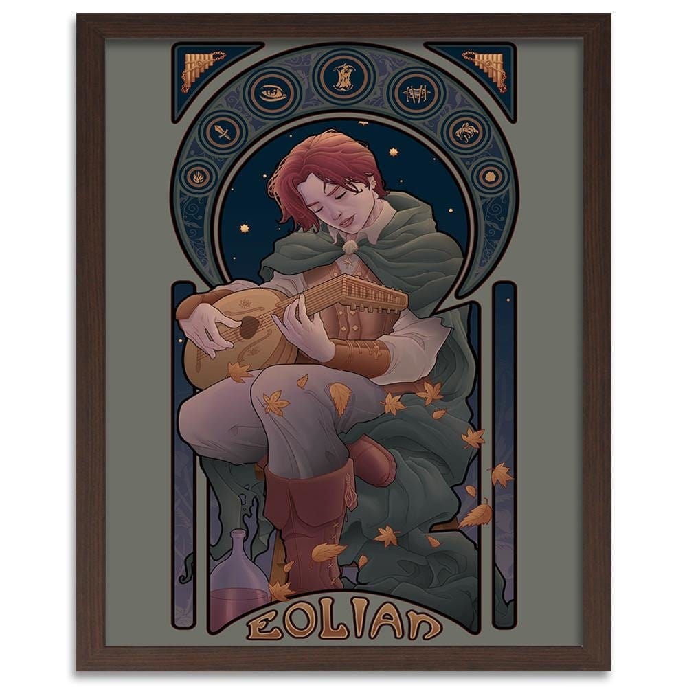 Glezna brūnā rāmī - Young Musician Home Trends DECO