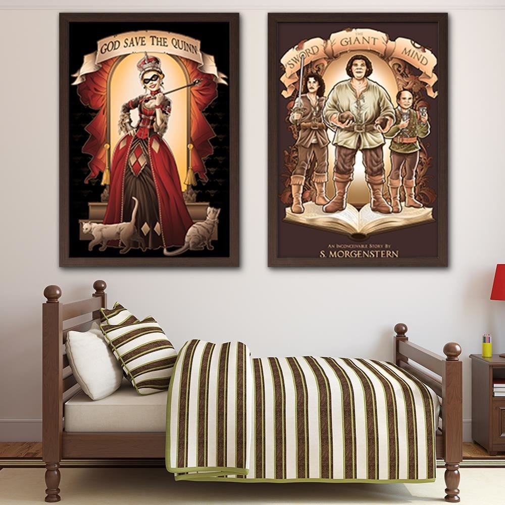 Glezna brūnā rāmī - Young Musician Home Trends DECO