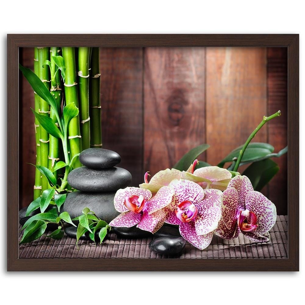 Glezna brūnā rāmī - Zen Motif Home Trends DECO