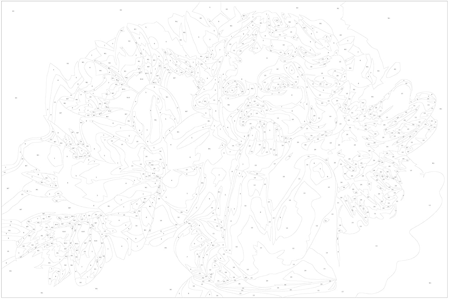 Glezna izkrāso pēc cipariem - Angel's Dreams (60x40 cm) Artgeist