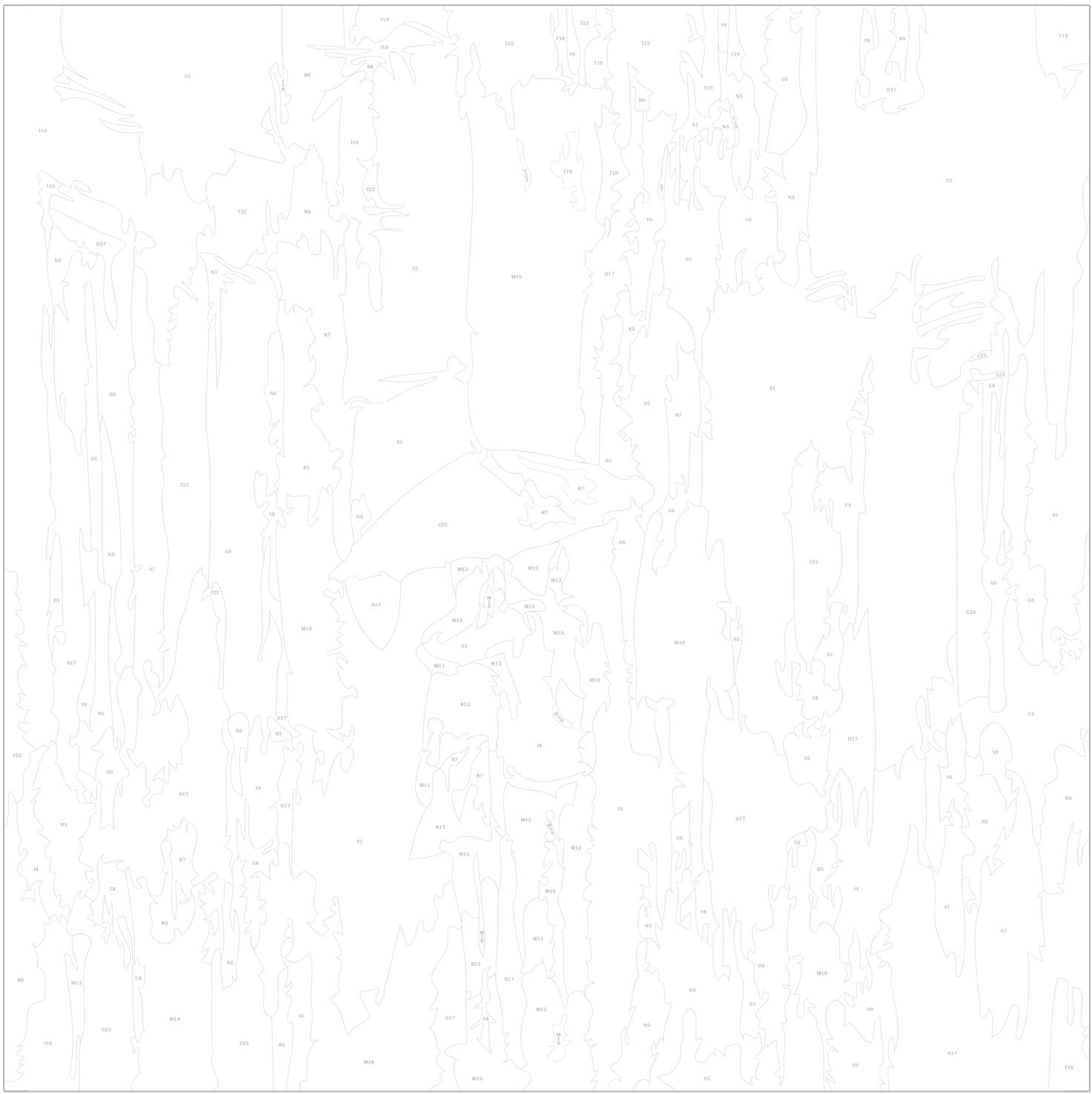 Glezna izkrāso pēc cipariem - Couple Under An Umbrella 45x45 cm Artgeist