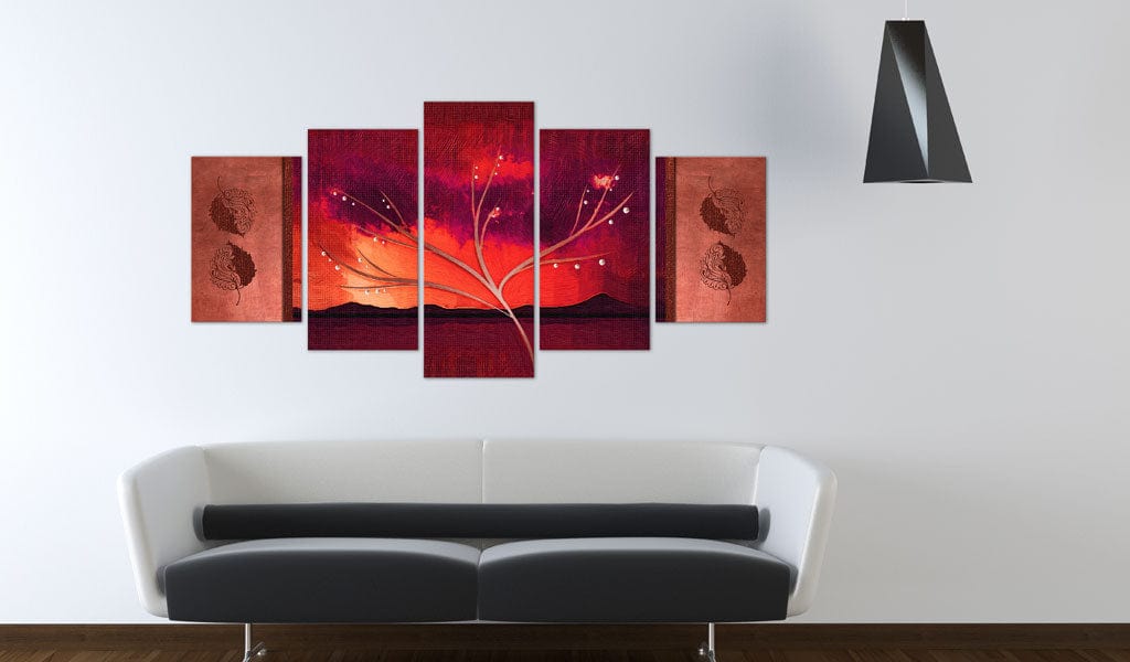 Glezna ar dabas tematiku - Karmīna rudens Home Trends