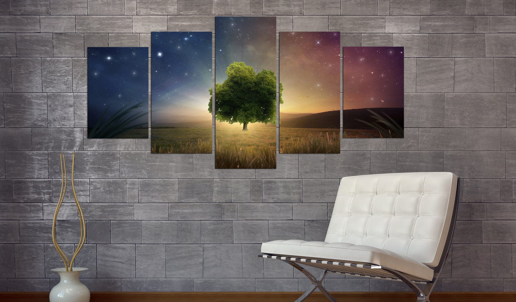 Glezna ar dabas tematiku - Zvaigžņotās naktis Home Trends