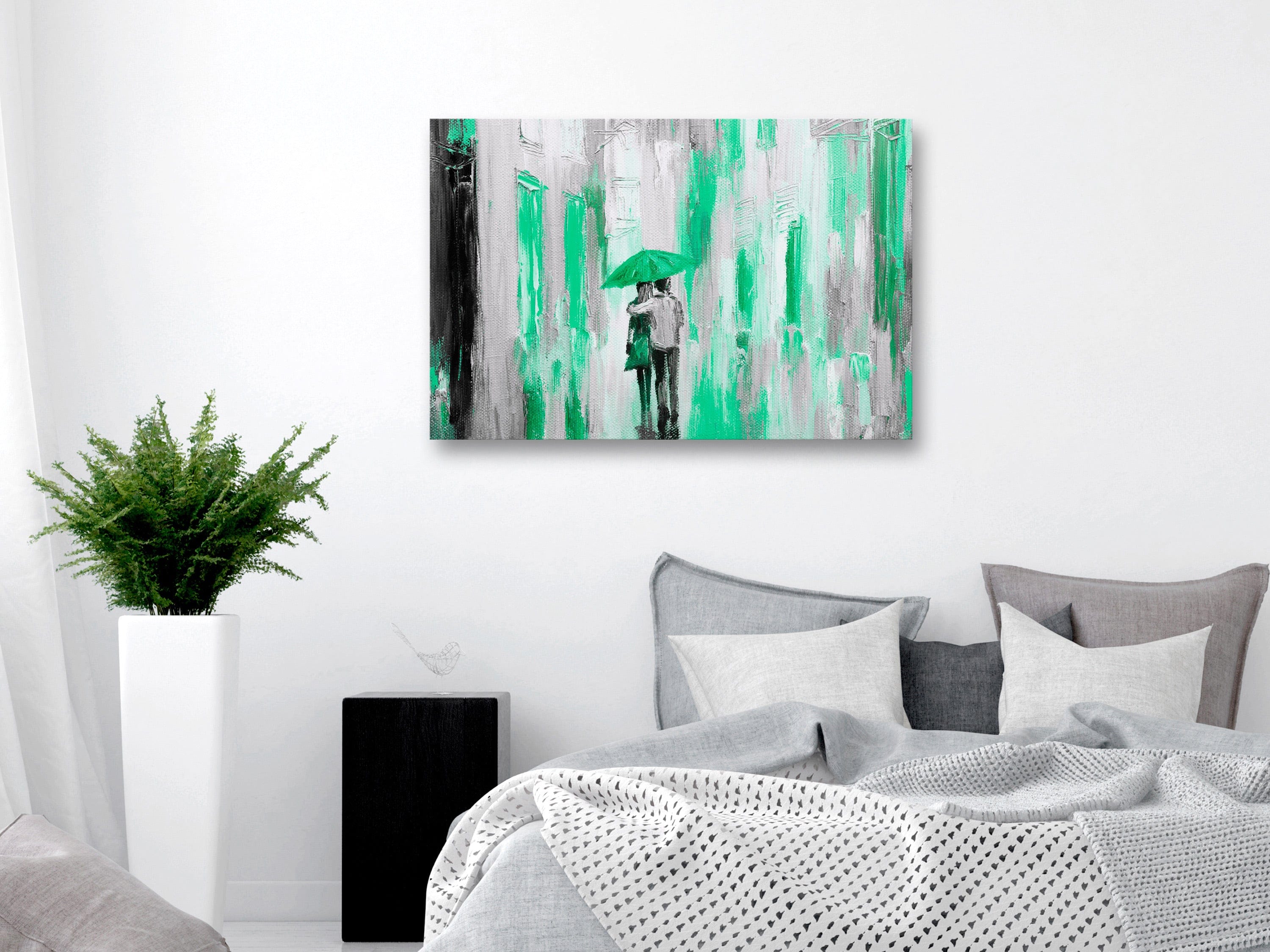 Glezna - Umbrella in Love (1 Part) Wide Green Home Trends
