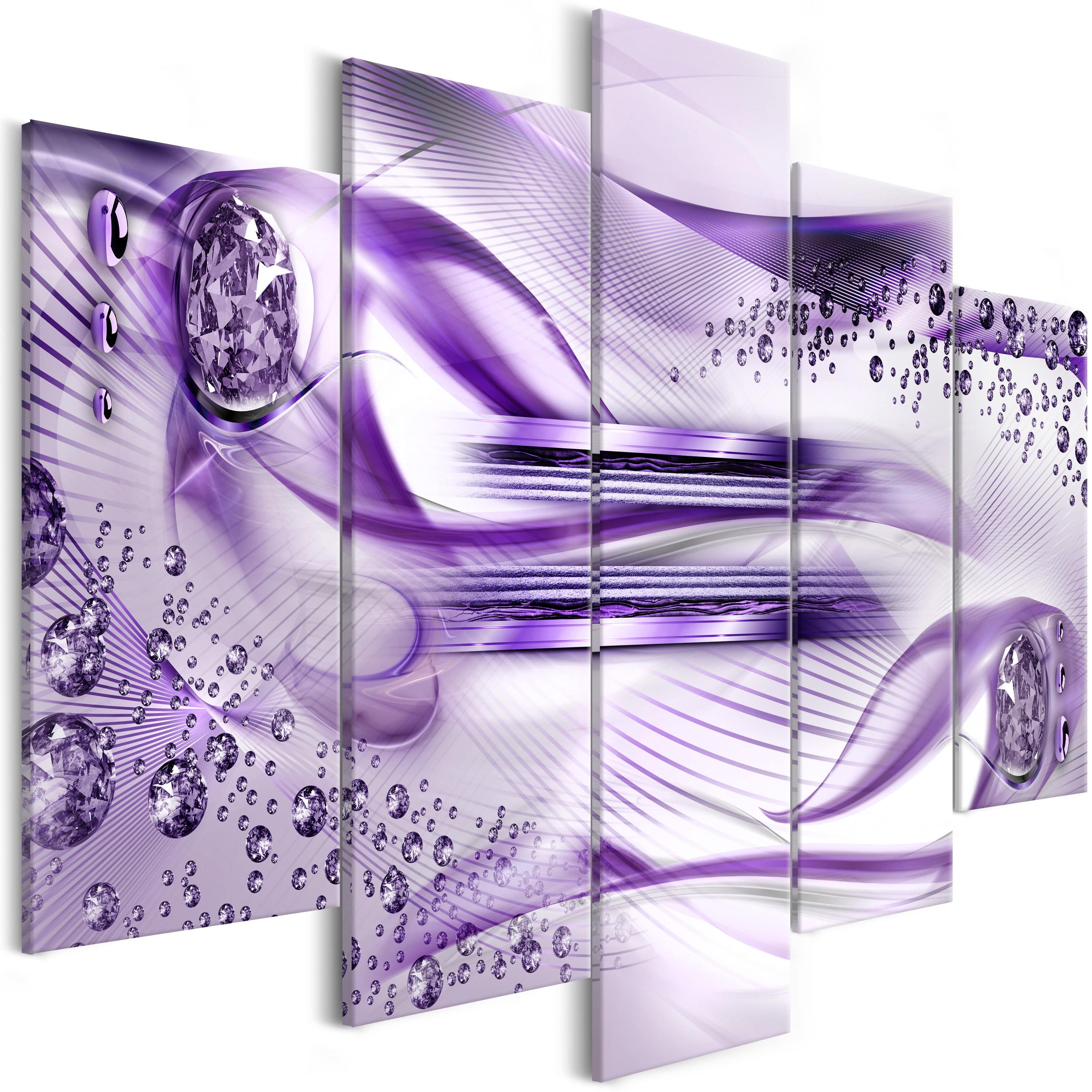 Glezna - Underwater Harp (5 Parts) Wide Violet Home Trends