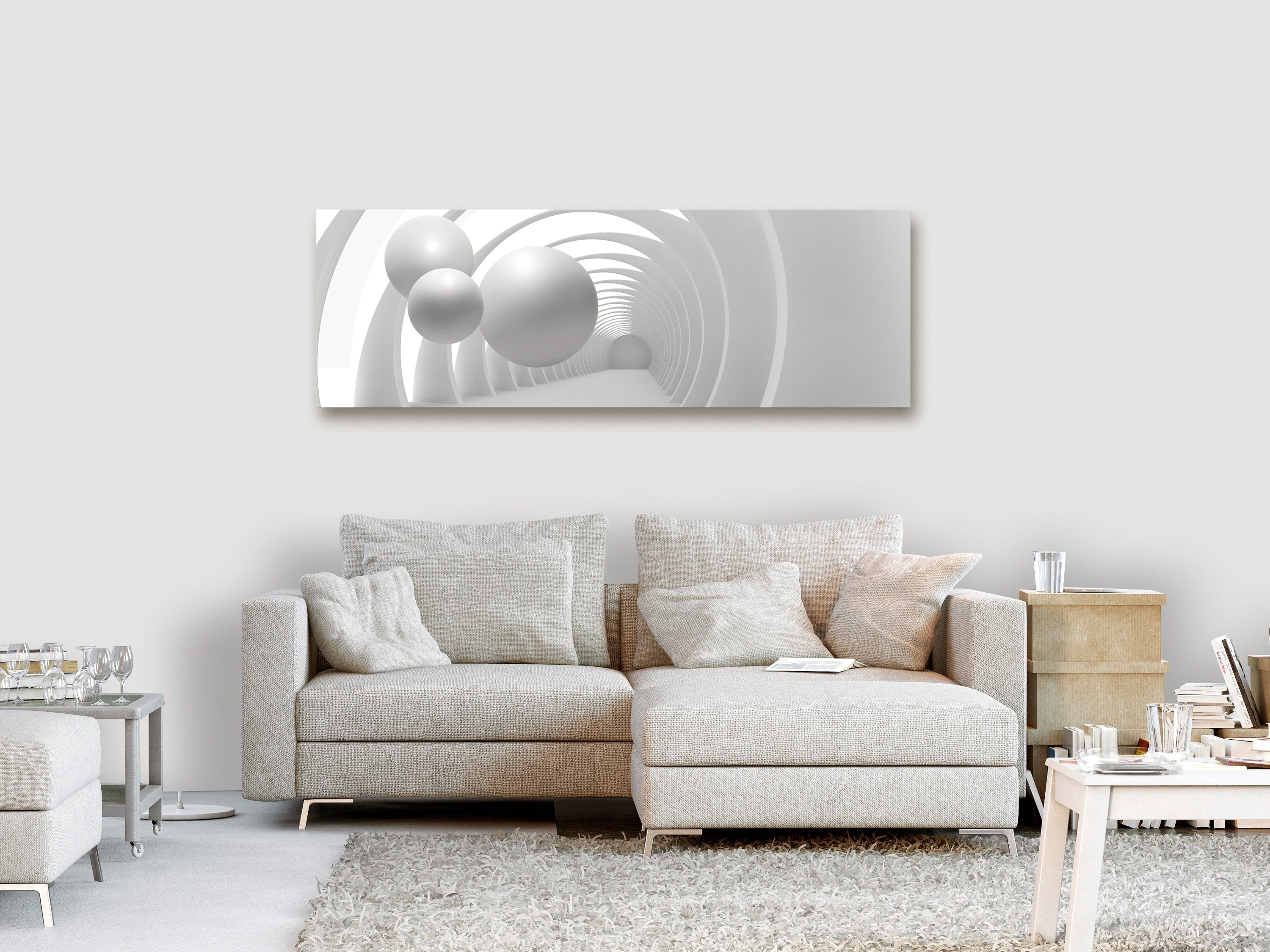Glezna - White Tunnel (1 Part) Narrow Home Trends