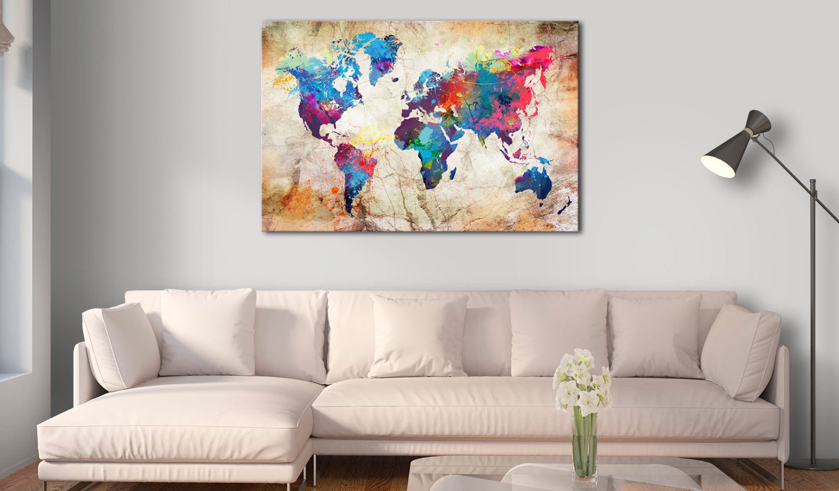 Glezna - World Map_ Urban Style Home Trends