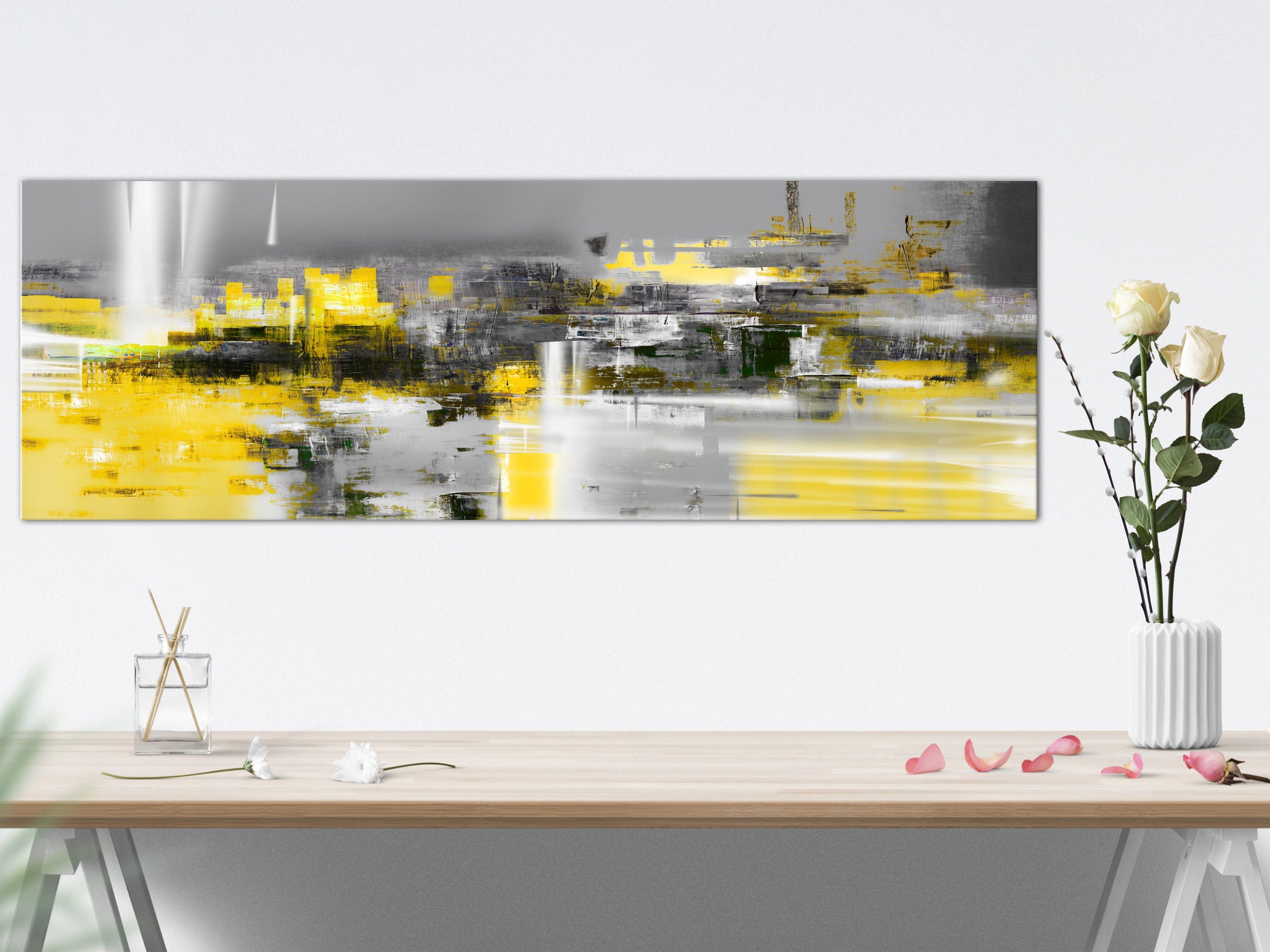 Glezna - Yellow Andromeda (1 Part) Narrow Home Trends