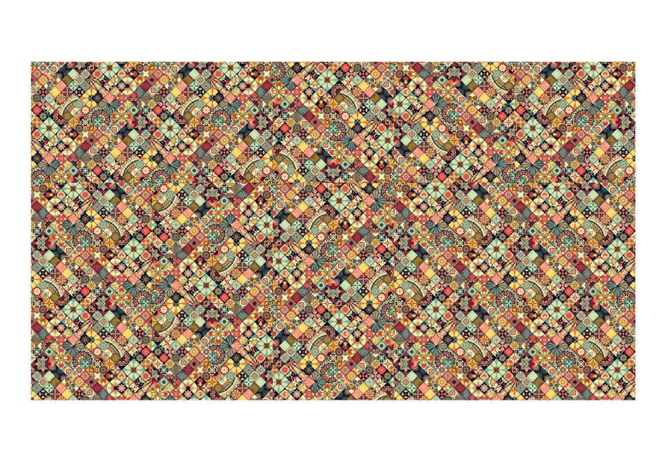 XXL Fototapetes - Varavīksnes mozaīka 500x280 E-interjers.lv