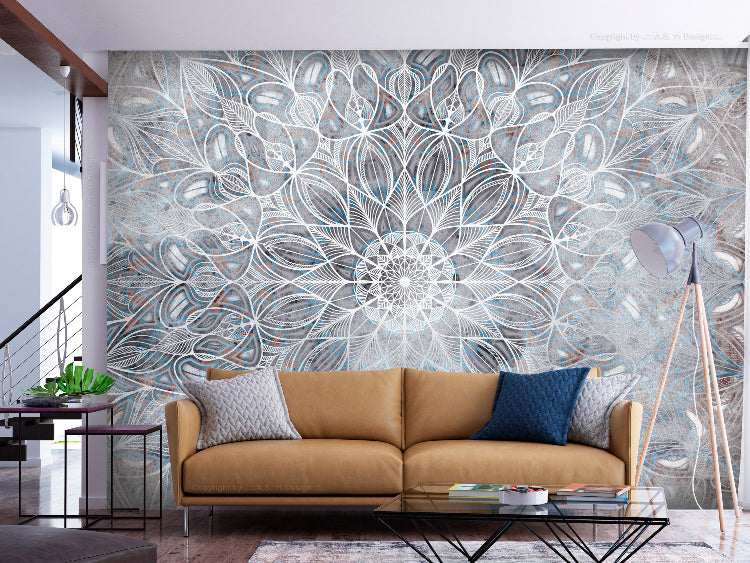 Preces ar mandalas zīmējumu