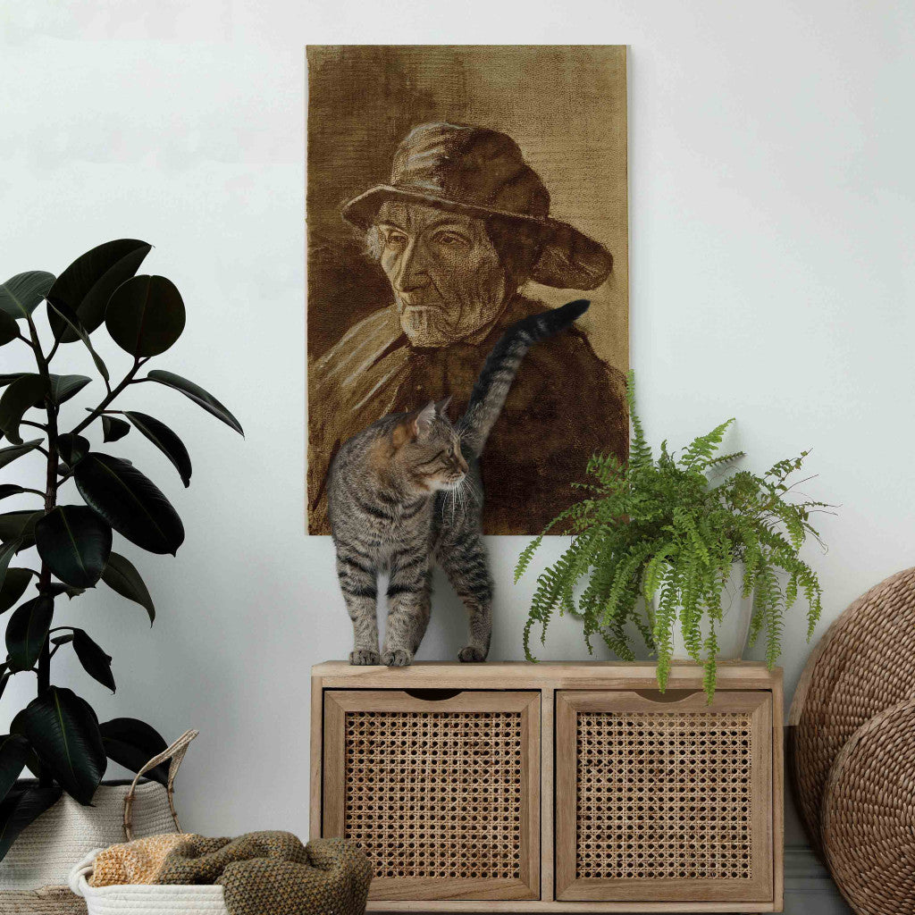 Gleznas reprodukcija - Vincent van Gogh - Fisherman with a Sou'wester