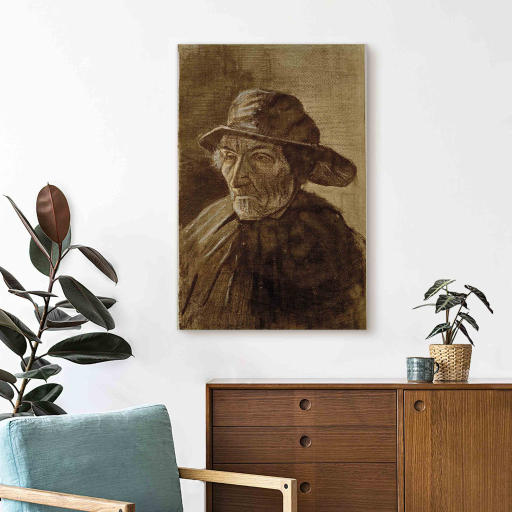 Gleznas reprodukcija - Vincent van Gogh - Fisherman with a Sou'wester