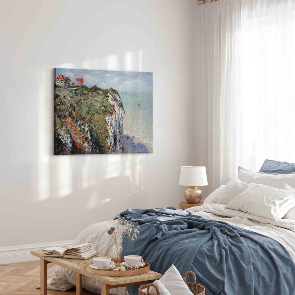 Gleznas reprodukcija - Claude Monet - Cliff at Dieppe