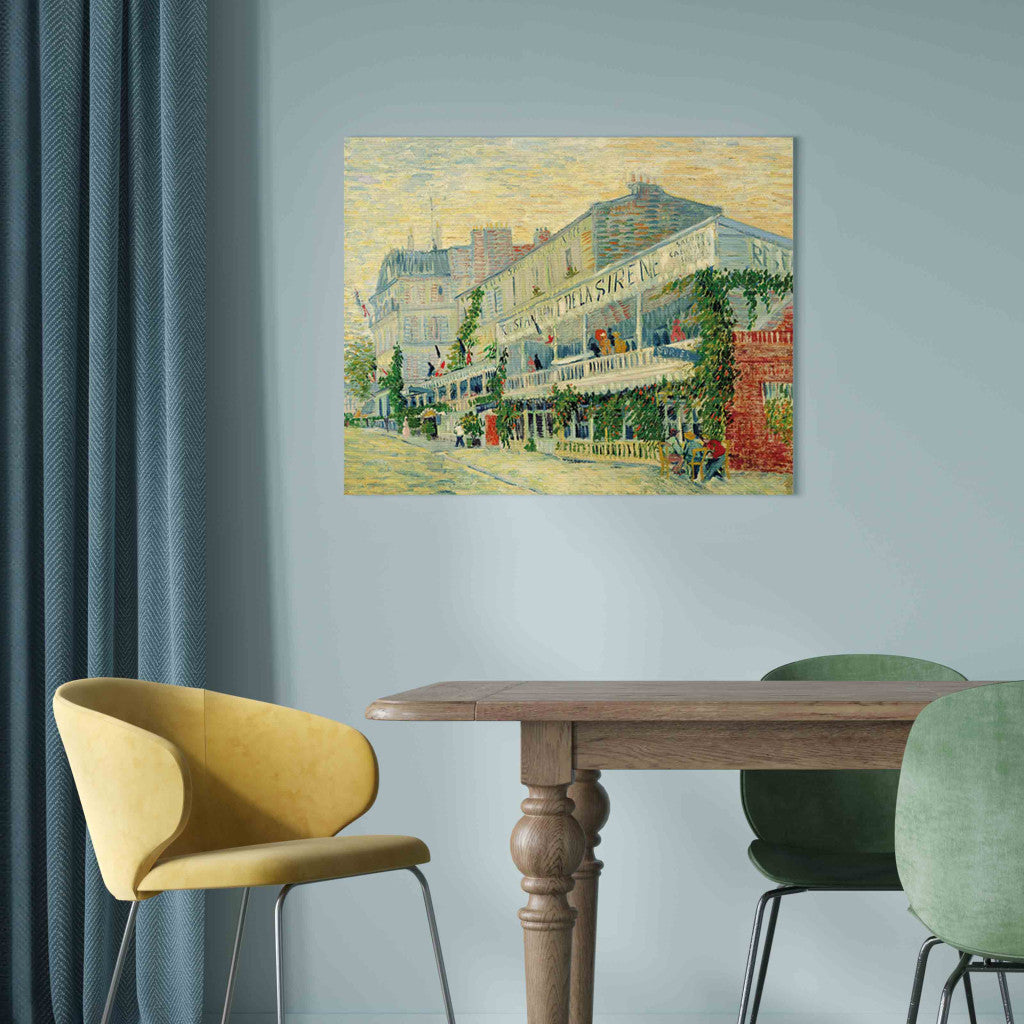 Gleznas reprodukcija - Vincent van Gogh - Restaurant de la Sirene at Asnieres (2. versija)