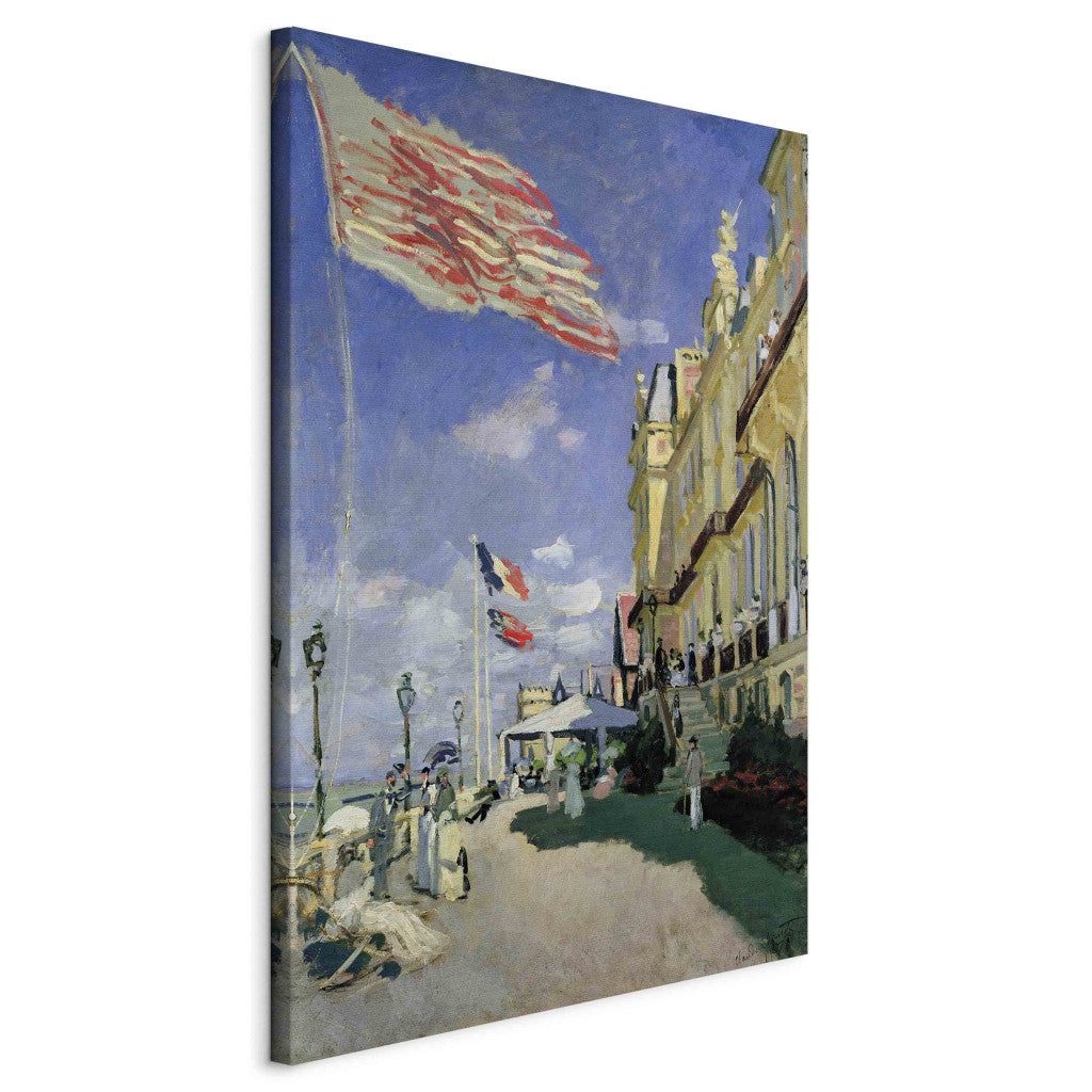 Gleznas reprodukcija - Claude Monet - The Hotel des Roches Noires at Trouville