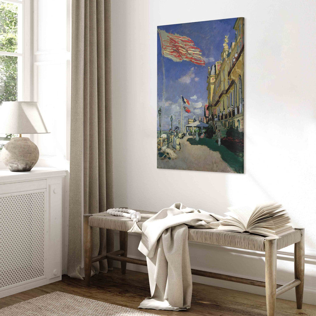 Gleznas reprodukcija - Claude Monet - The Hotel des Roches Noires at Trouville