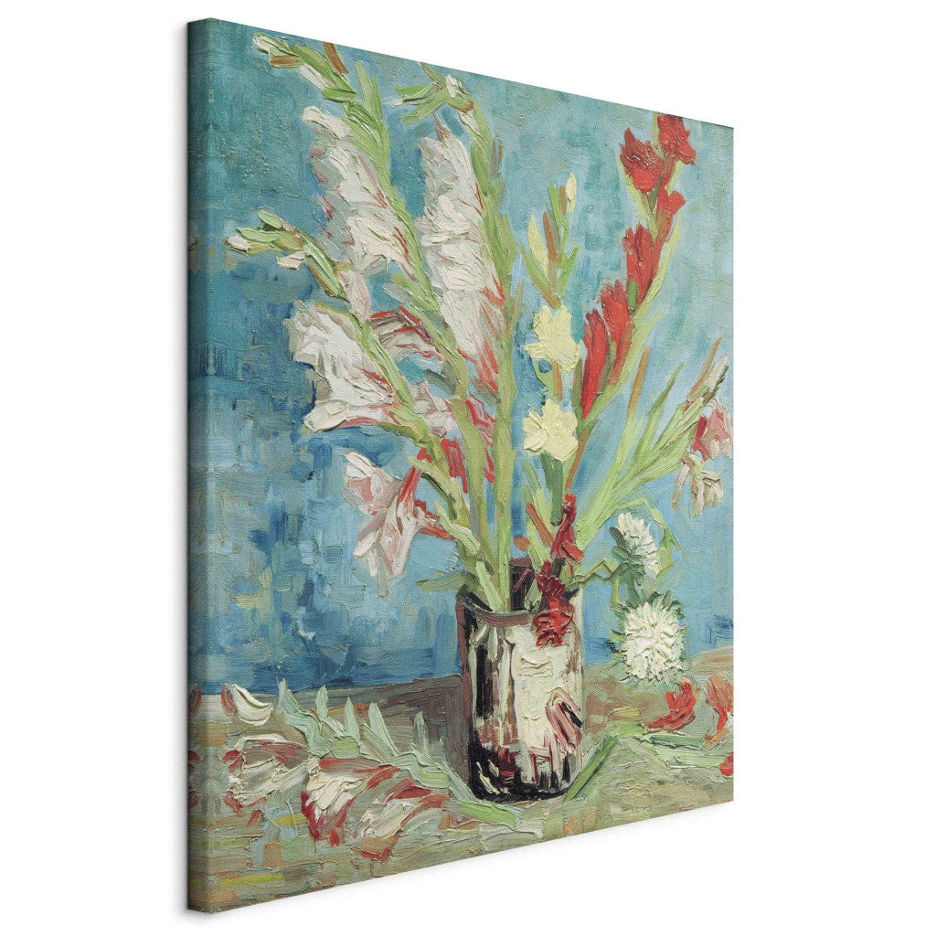 Gleznas reprodukcija - Vincent van Gogh - Vase with gladioli