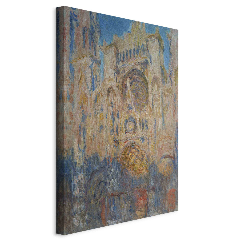 Gleznas reprodukcija - Claude Monet - Cathedrale de Rouen. Effet de soleil, fin de journee