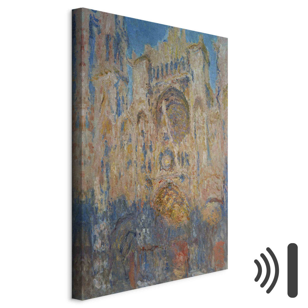 Gleznas reprodukcija - Claude Monet - Cathedrale de Rouen. Effet de soleil, fin de journee