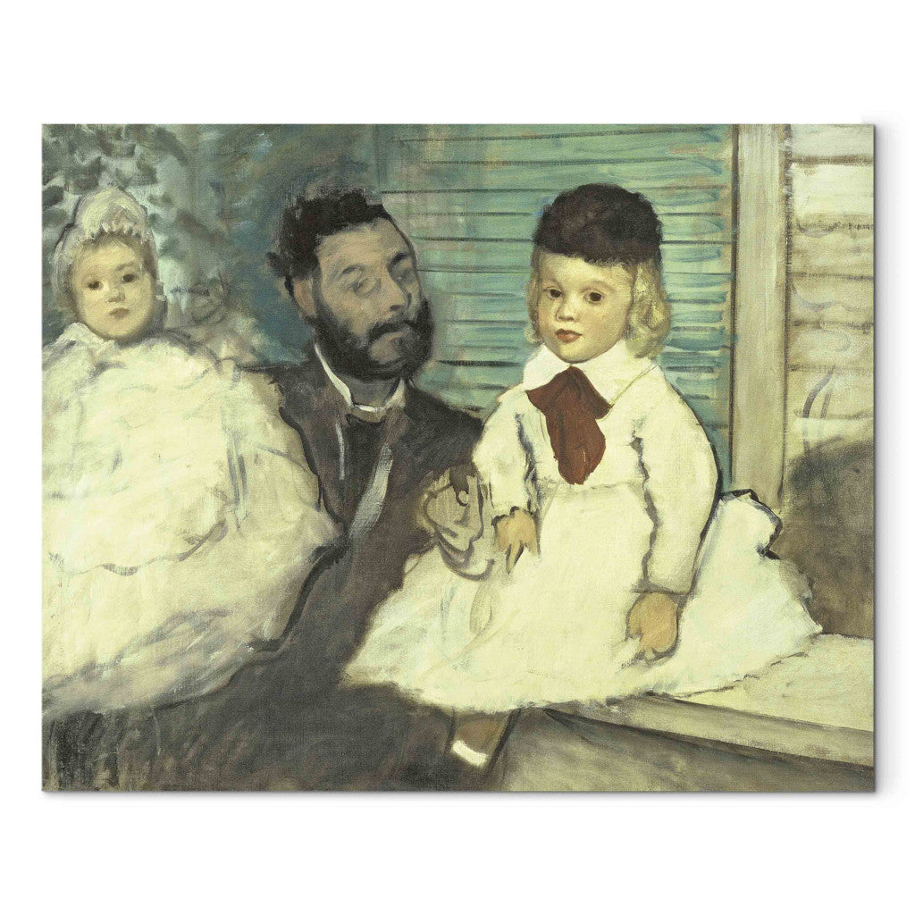 Gleznas reprodukcija - Edgar Degas - Comte Le Pic and his Sons