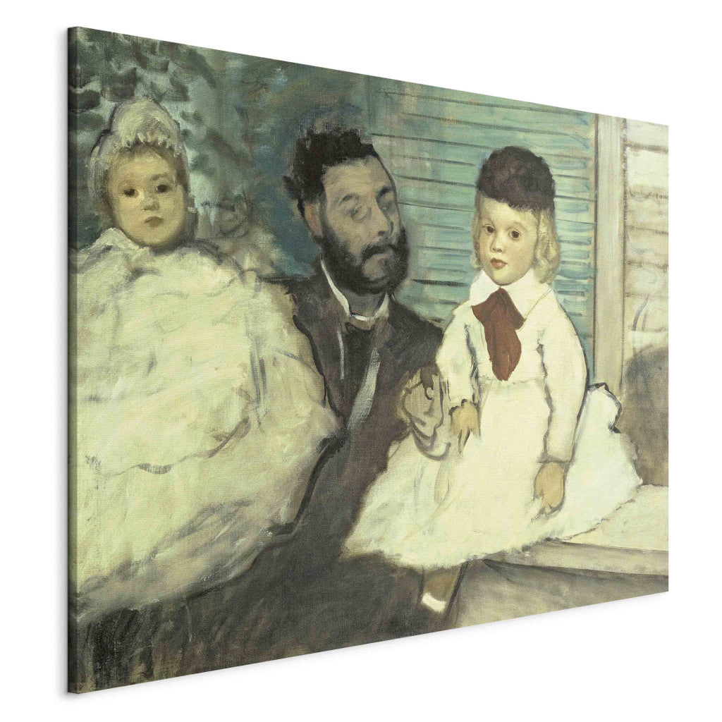 Gleznas reprodukcija - Edgar Degas - Comte Le Pic and his Sons