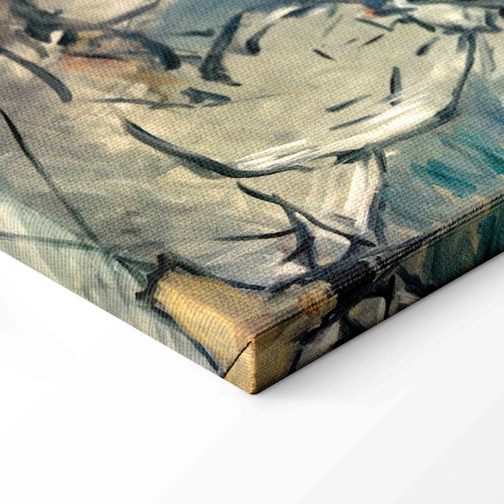 Gleznas reprodukcija - Claude Monet - Monet peignant dans son atelier