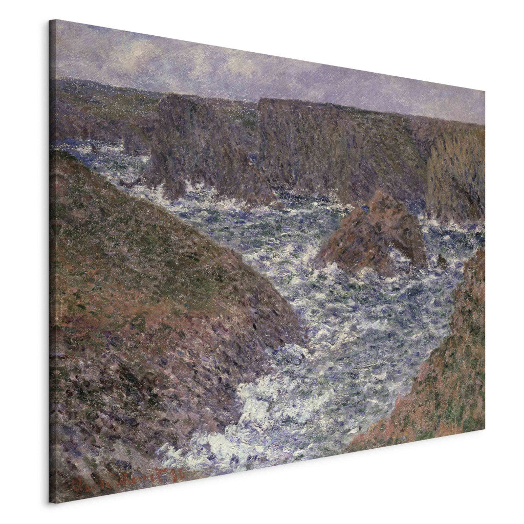 Gleznas reprodukcija - Claude Monet - Port Domois at Belle Ile