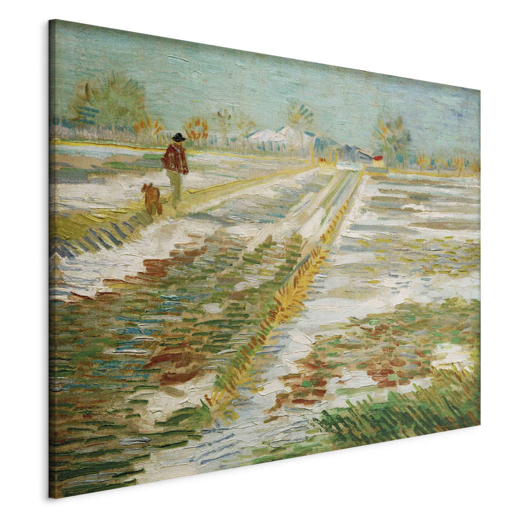 Gleznas reprodukcija - Vincent van Gogh - Landscape with Snow