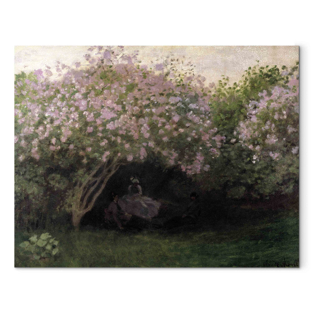 Gleznas reprodukcija - Claude Monet - Lilacs, Grey Weather