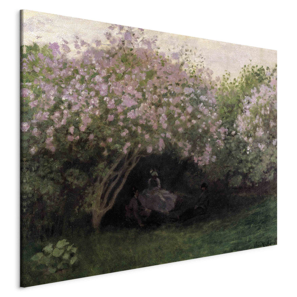 Gleznas reprodukcija - Claude Monet - Lilacs, Grey Weather