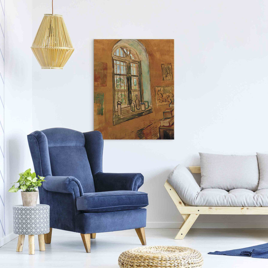 Gleznas reprodukcija - Vincent van Gogh - Studio Window