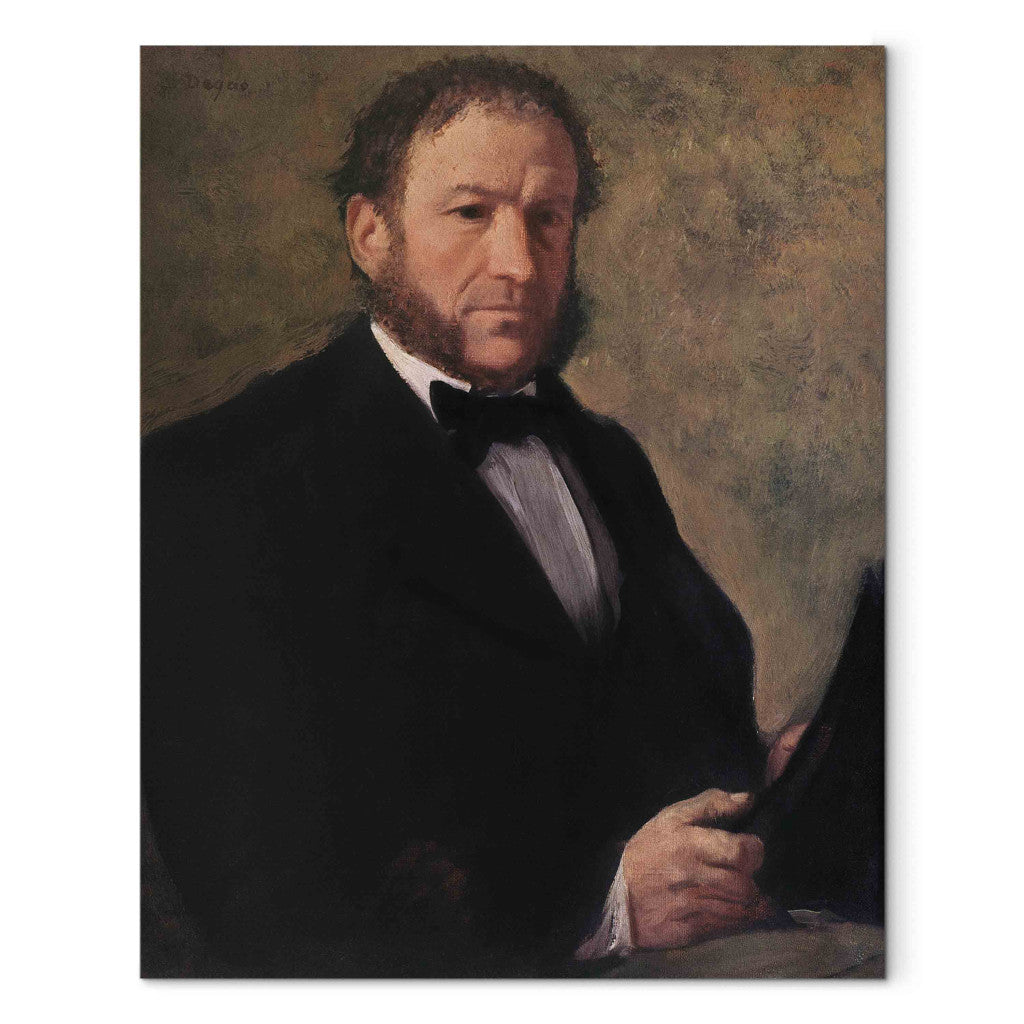 Gleznas reprodukcija - Edgar Degas - Portrait of Monsieur Ruelle