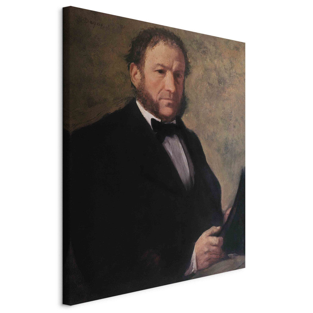 Gleznas reprodukcija - Edgar Degas - Portrait of Monsieur Ruelle