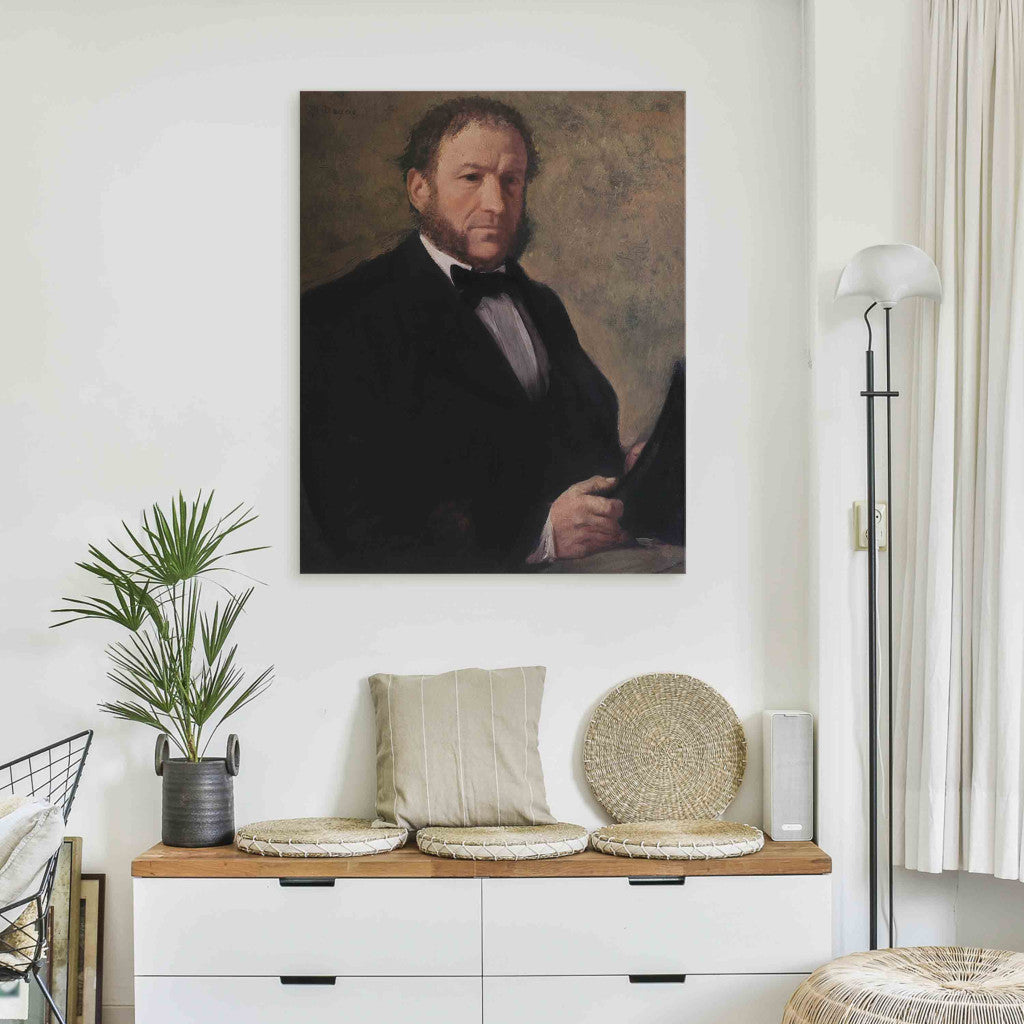 Gleznas reprodukcija - Edgar Degas - Portrait of Monsieur Ruelle