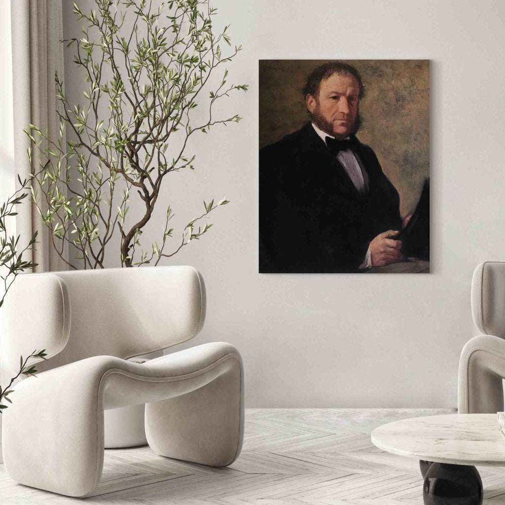 Gleznas reprodukcija - Edgar Degas - Portrait of Monsieur Ruelle